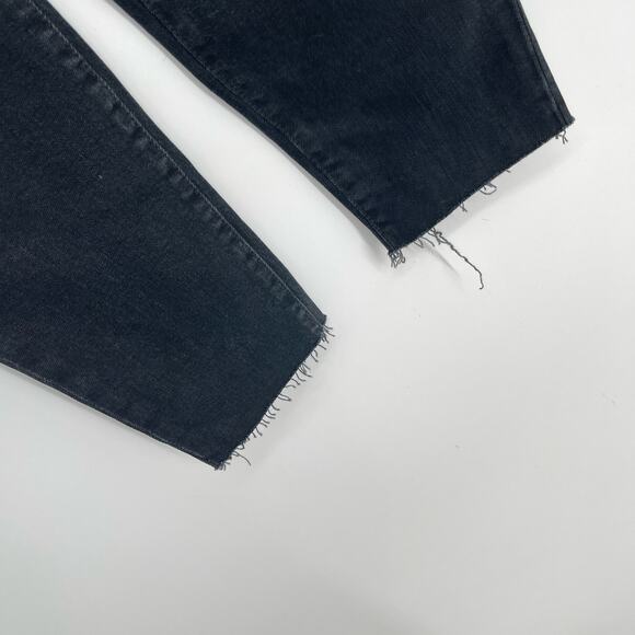 Old Navy NWT High Rise O.G Straight Jeans Secret Slim Pockets Distressed 4 Black - Picture 5 of 10